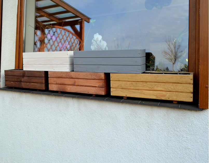 jardineras con palets, jardinera con palet,