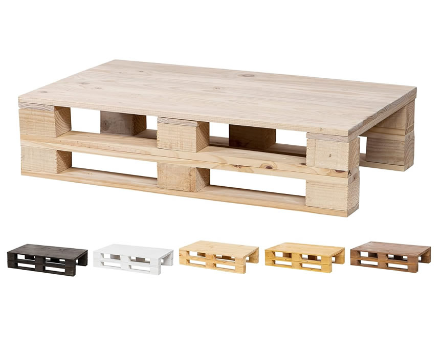 mesa de palet, mesa con palets
